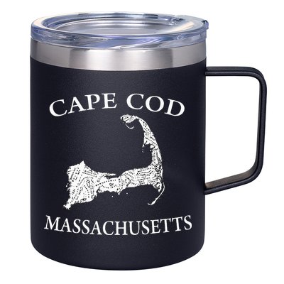 Cape Cod Map 12oz Stainless Steel Coffee Mug