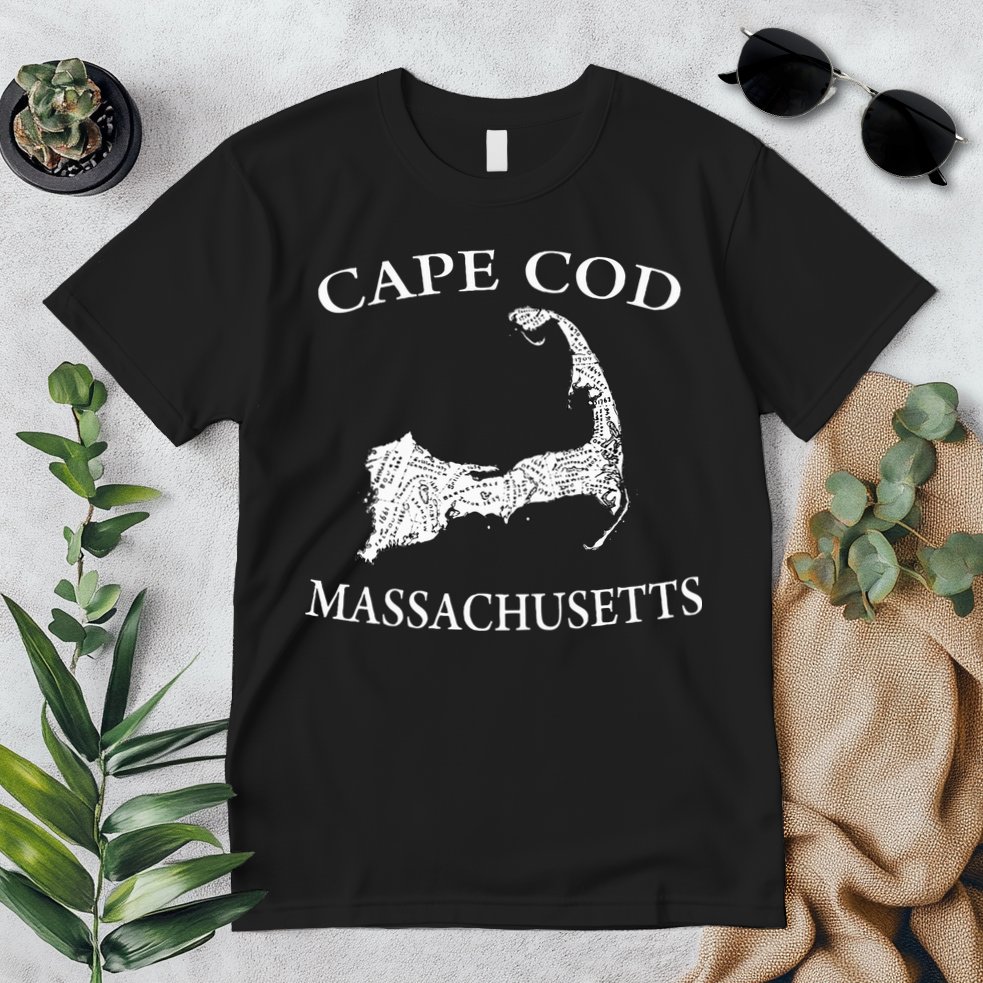 Cape Cod Map Premium T-Shirt