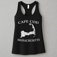 Cape Cod Map Womens Tank Top