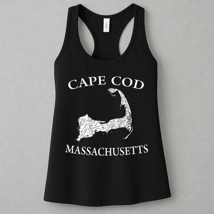 Cape Cod Map Womens Tank Top