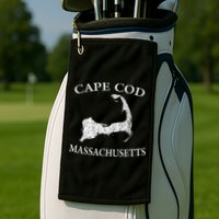 Cape Cod Map Golf Towel