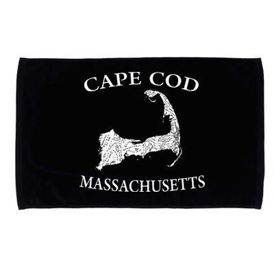 Cape Cod Map Microfiber Hand Towel