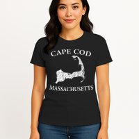 Cape Cod Map Womens T-Shirt