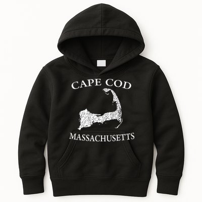 Cape Cod Map Kids Hoodie