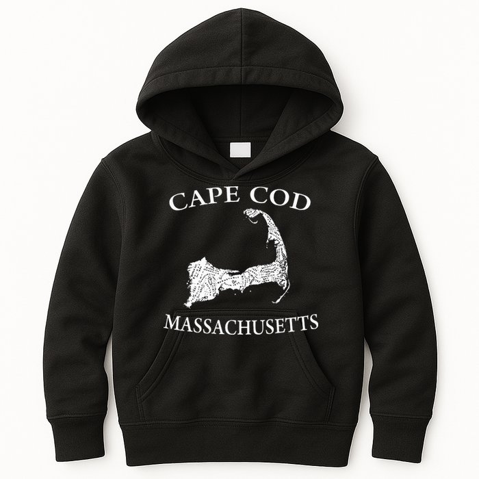 Cape Cod Map Kids Hoodie
