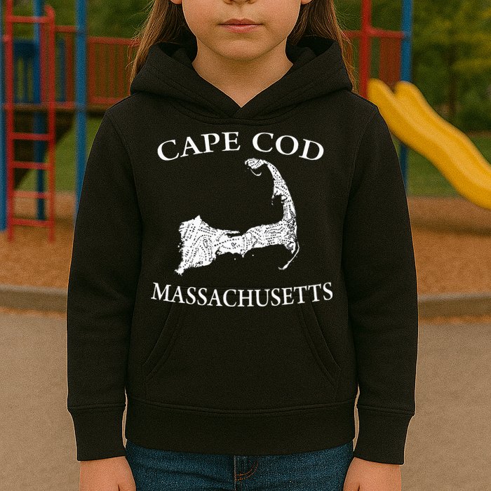 Cape Cod Map Kids Hoodie