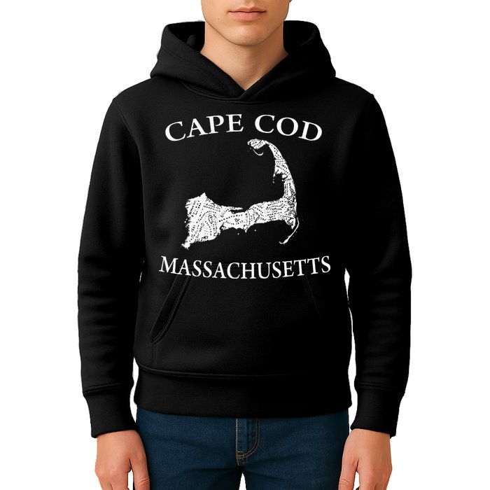 Cape Cod Map Kids Hoodie
