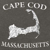 Cape Cod Map Cotton Canvas Backpack