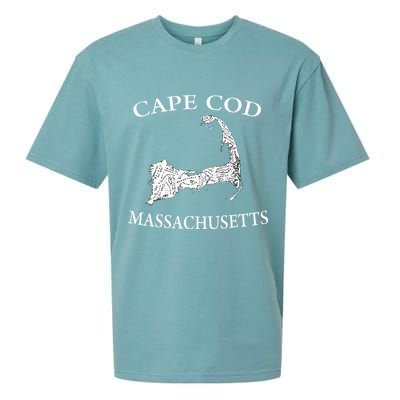 Cape Cod Map Sueded Cloud Jersey T-Shirt