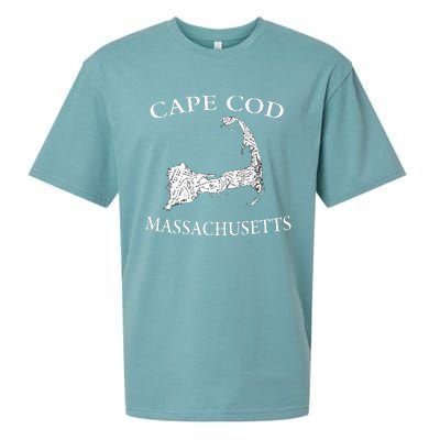 Cape Cod Map Sueded Cloud Jersey T-Shirt