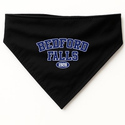 Christmas Classic Movie Bedford Falls George Bailey Gift USA-Made Doggie Bandana