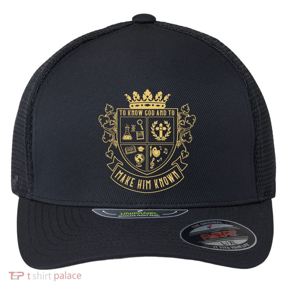 Classical Conversations Mom To Know God And Make Him Known Great Gift Flexfit Unipanel Trucker Cap