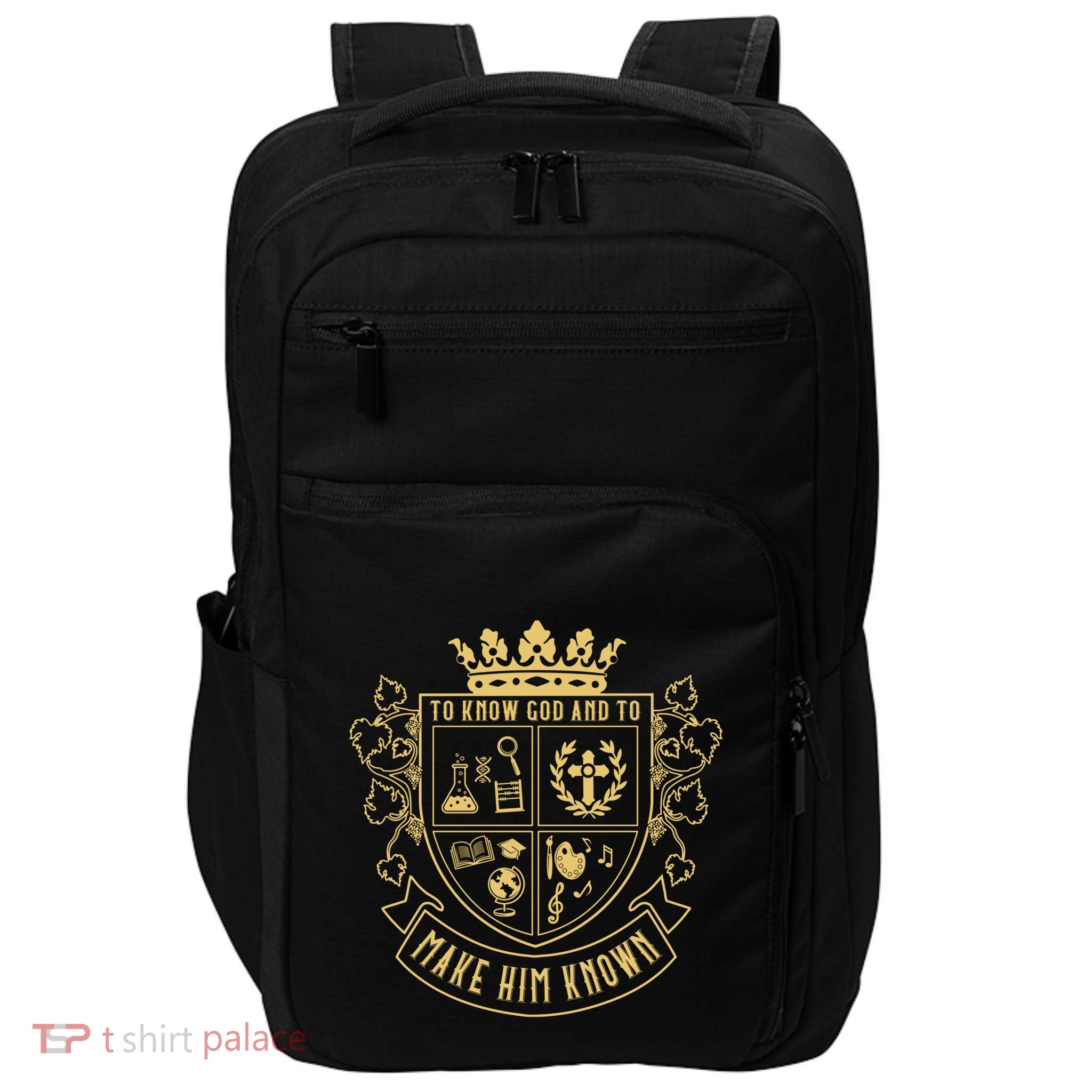 Classical Conversations Mom To Know God And Make Him Known Great Gift Impact Tech Backpack