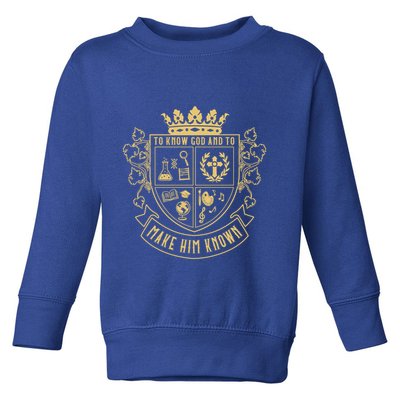 Classical Conversations Mom To Know God And Make Him Known Great Gift Toddler Sweatshirt