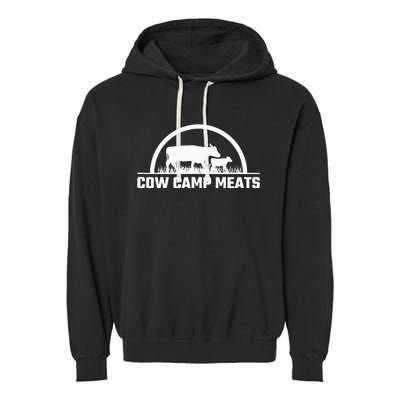 Cow Camp Meats  Garment-Dyed Fleece Hoodie