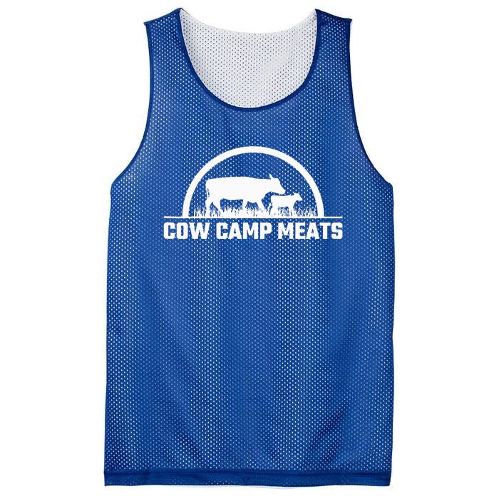 Cow Camp Meats  Mesh Reversible Basketball Jersey Tank