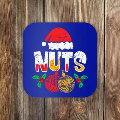 Couples Christmas Matching Christmas Chestnut Gift Coaster