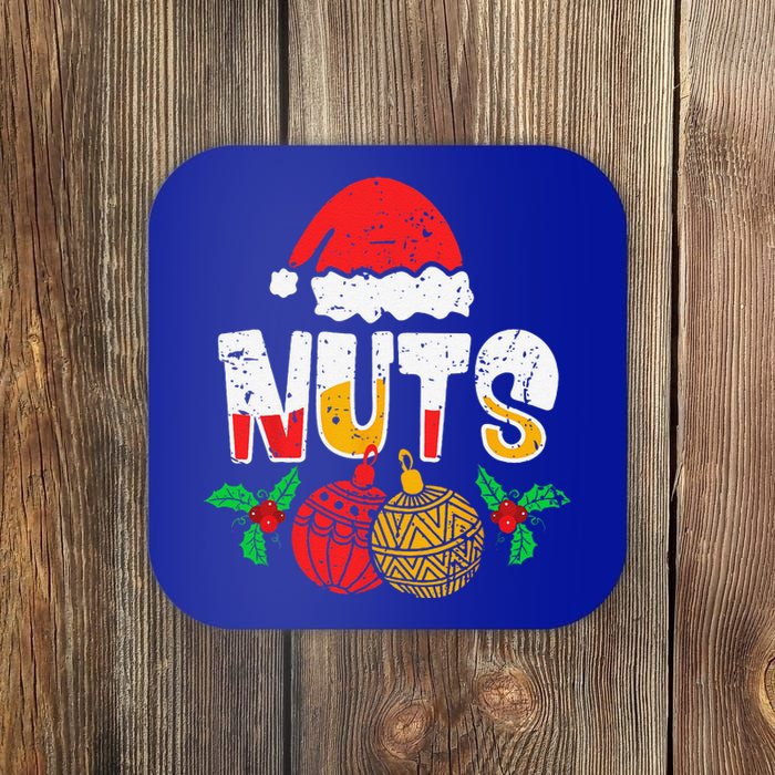 Couples Christmas Matching Christmas Chestnut Gift Coaster