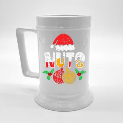 Couples Christmas Matching Christmas Chestnut Gift Beer Stein