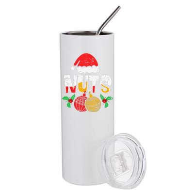 Couples Christmas Matching Christmas Chestnut Gift Stainless Steel Tumbler