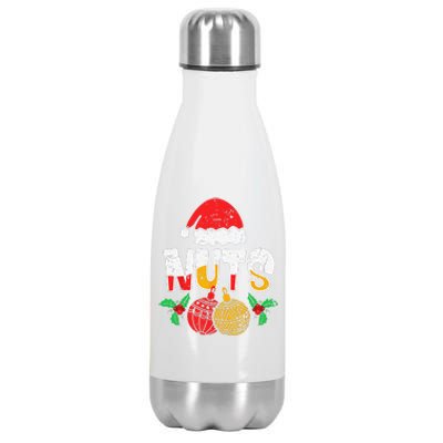 Couples Christmas Matching Christmas Chestnut Gift Stainless Steel Insulated Water Bottle