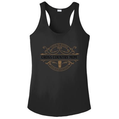 Cross Country Mom Thank You God For Coffee Gift Ladies PosiCharge Competitor Racerback Tank