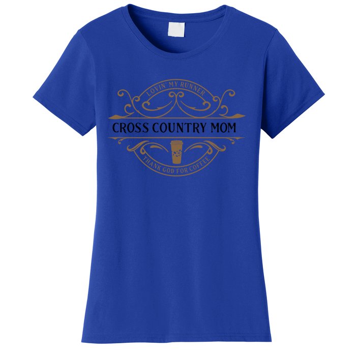 Cross Country Mom Thank You God For Coffee Gift Women's T-Shirt