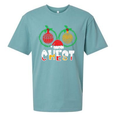 Couples Christmas Matching Christmas Chestnut Sueded Cloud Jersey T-Shirt