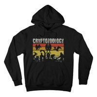 Cute Cryptid Monsters Bigfoot Mothman Dogman Cryptozoology Hoodie