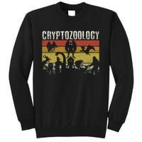 Cute Cryptid Monsters Bigfoot Mothman Dogman Cryptozoology Tall Sweatshirt