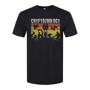 Cute Cryptid Monsters Bigfoot Mothman Dogman Cryptozoology Softstyle CVC T-Shirt