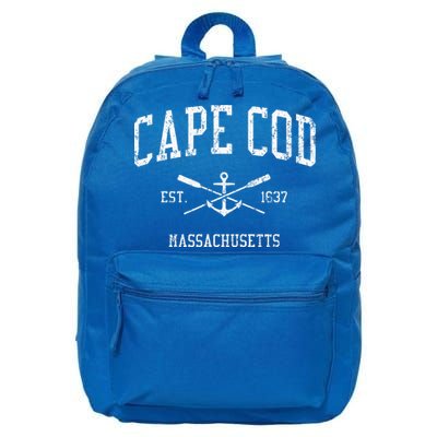 Cape Cod Ma Vintage Crossed Oars Sports 16 in Basic Backpack