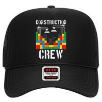 Construction Crew Master Builder Bricklayer Building Blocks High Crown Mesh Back Trucker Hat