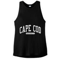 Cape Cod Massachusetts Ma College University Style Ladies PosiCharge Tri-Blend Wicking Tank