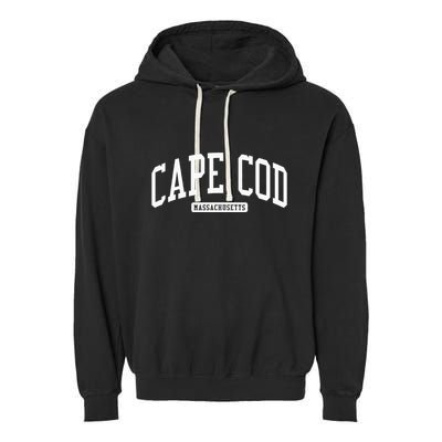 Cape Cod Massachusetts Ma College University Style Garment-Dyed Fleece Hoodie
