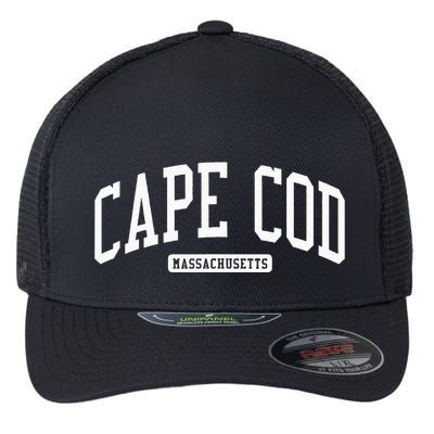 Cape Cod Massachusetts Ma College University Style Flexfit Unipanel Trucker Cap