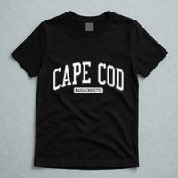 Cape Cod Massachusetts Ma College University Style T-Shirt