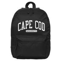 Cape Cod Massachusetts Ma College University Style 16 in Basic Backpack