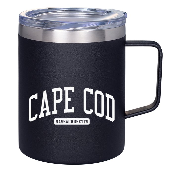 Cape Cod Massachusetts Ma College University Style 12oz Stainless Steel Coffee Mug