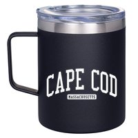 Cape Cod Massachusetts Ma College University Style 12oz Stainless Steel Coffee Mug