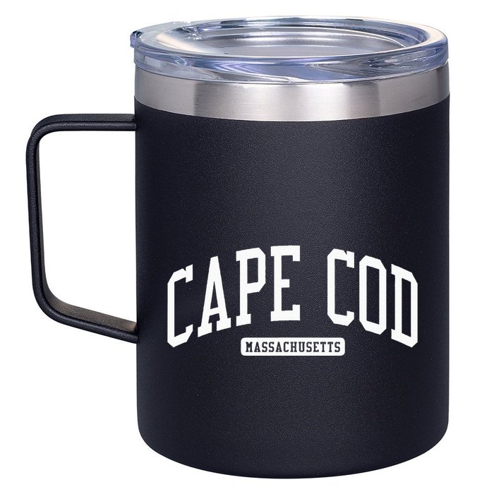 Cape Cod Massachusetts Ma College University Style 12oz Stainless Steel Coffee Mug