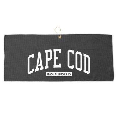 Cape Cod Massachusetts Ma College University Style Large Microfiber Waffle Golf Towel