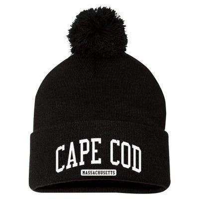 Cape Cod Massachusetts Ma College University Style Pom Pom 12in Knit Beanie