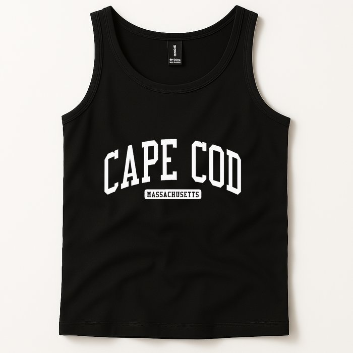 Cape Cod Massachusetts Ma College University Style Tank Top