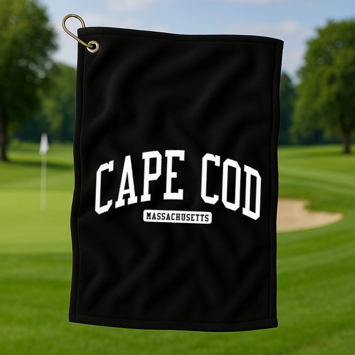 Cape Cod Massachusetts Ma College University Style Golf Towel