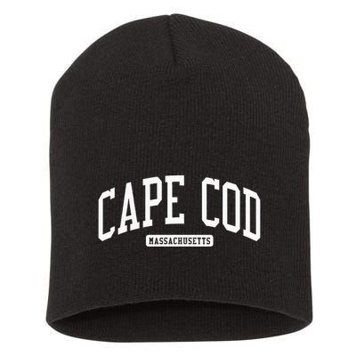 Cape Cod Massachusetts Ma College University Style Short Acrylic Beanie