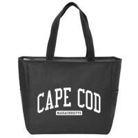Cape Cod Massachusetts Ma College University Style Zip Tote Bag