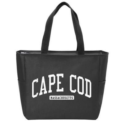 Cape Cod Massachusetts Ma College University Style Zip Tote Bag