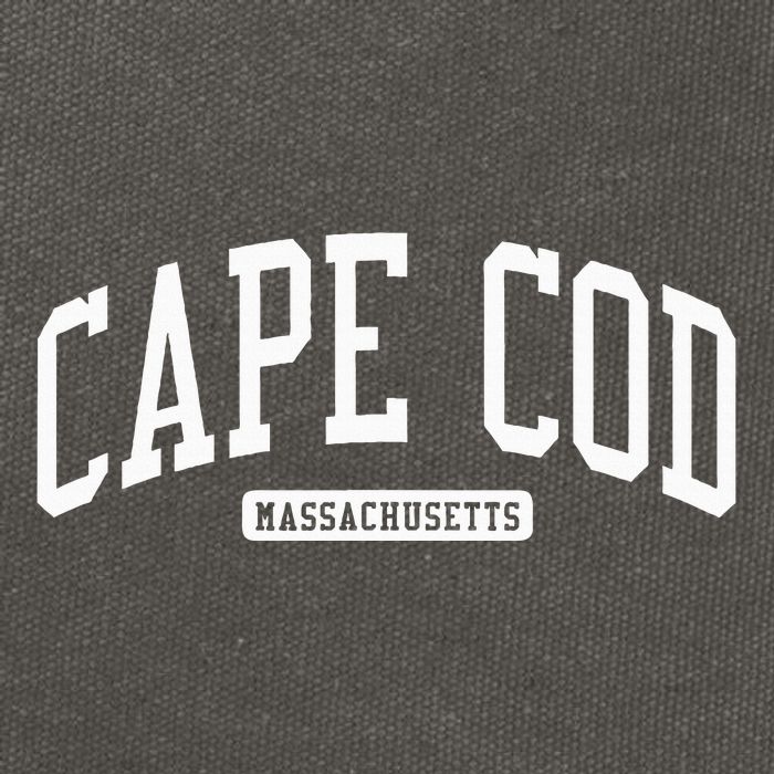 Cape Cod Massachusetts Ma College University Style Cotton Canvas Backpack