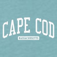 Cape Cod Massachusetts Ma College University Style Sueded Cloud Jersey T-Shirt